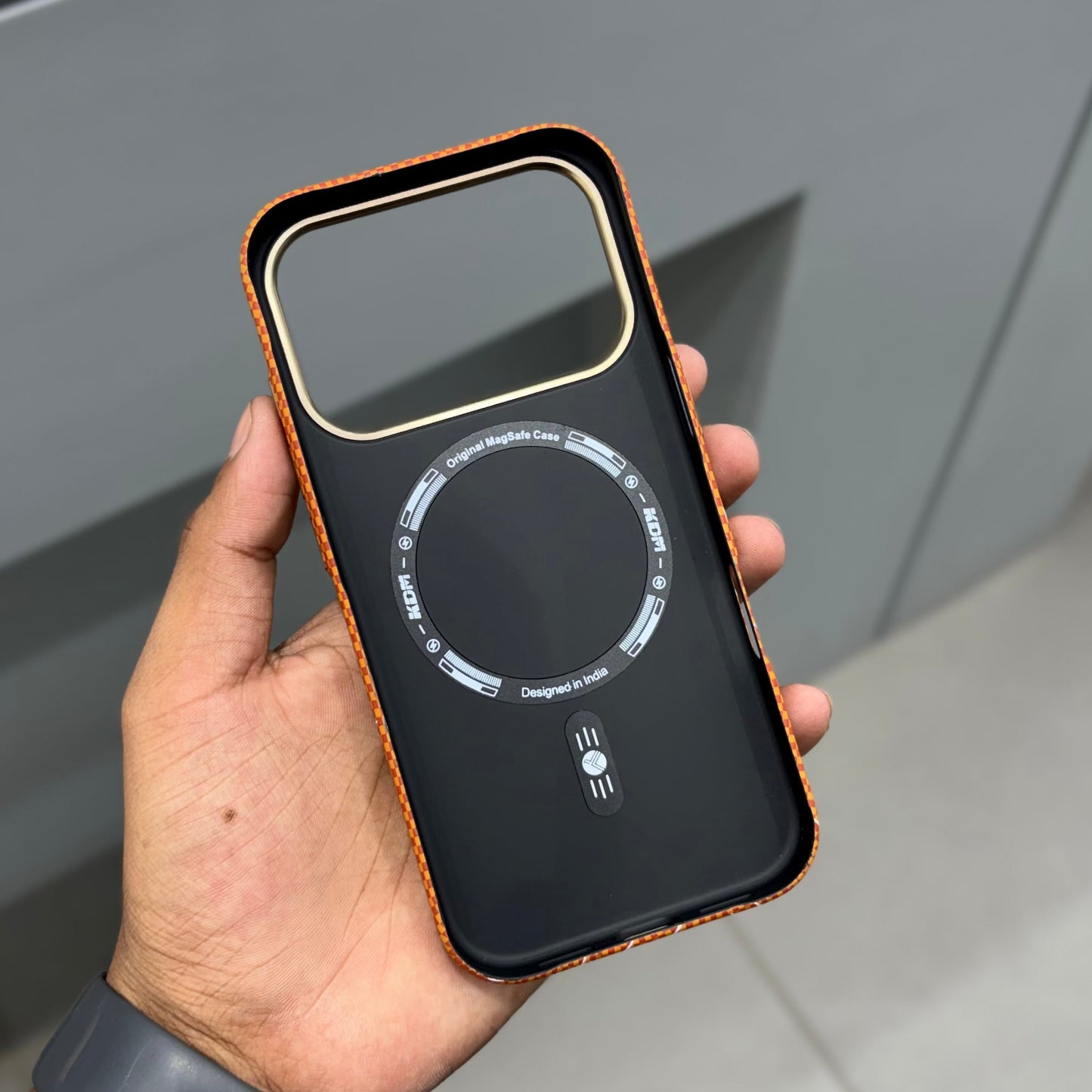 KDM Grafix Sunset with Magsafe Case - Orange ( No. 2222)