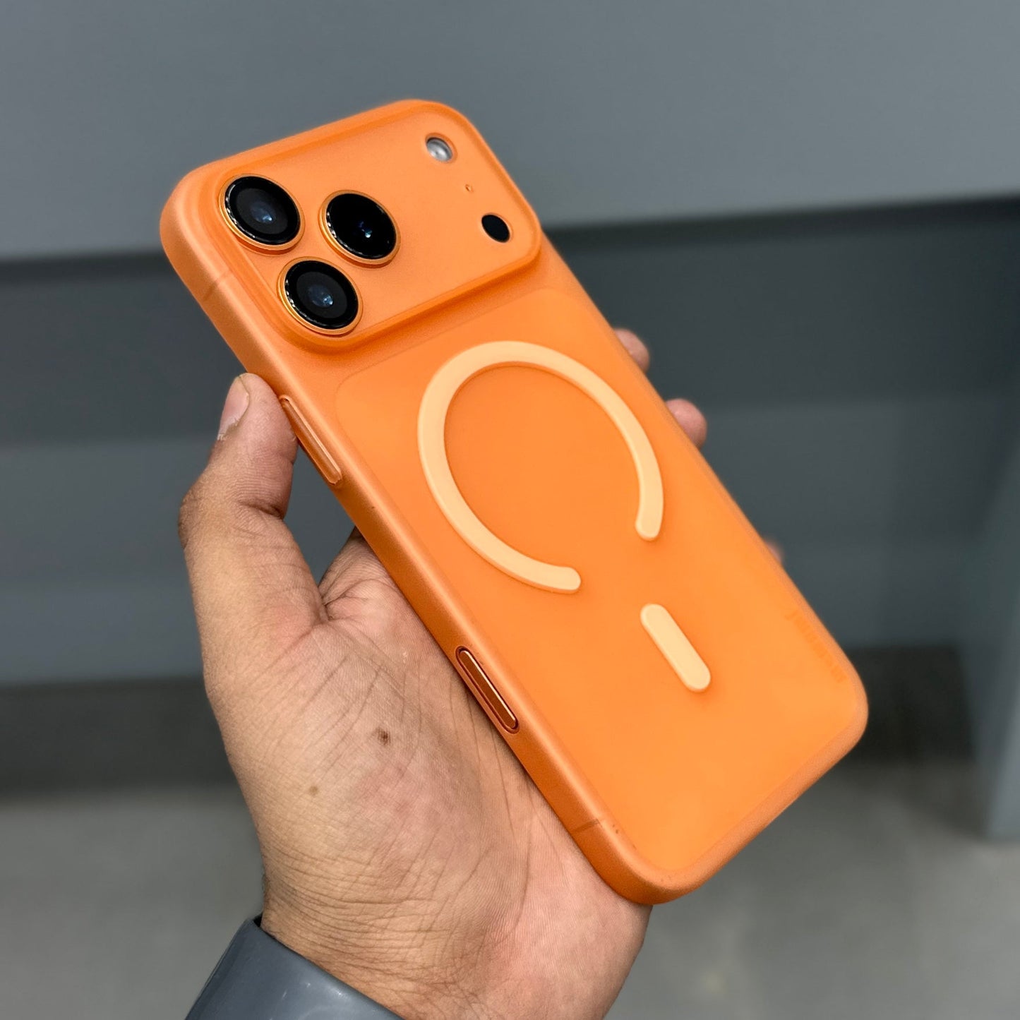 MEMUMI ULTRA THIN MAGSAFE CASE-ORANGE ( No. 2509 )
