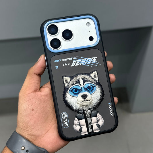 NIMMY DOG CHAIN CASE - BLACK BLUE 2.0 ( No. 2532 )