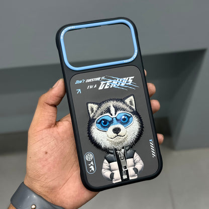 NIMMY DOG CHAIN CASE - BLACK BLUE 2.0 ( No. 2532 )