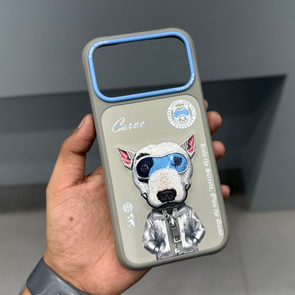 NIMMY DOG CHAIN CASE - GREY BLUE 2.0 ( No. 2534 )
