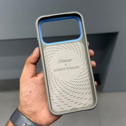 NIMMY DOG CHAIN CASE - GREY BLUE 2.0 ( No. 2534 )