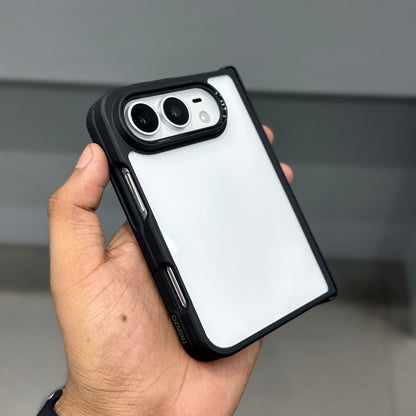 TRANZO BLACK FRAME I PHONE DUO CASE - BLACK ( No. 4073 )