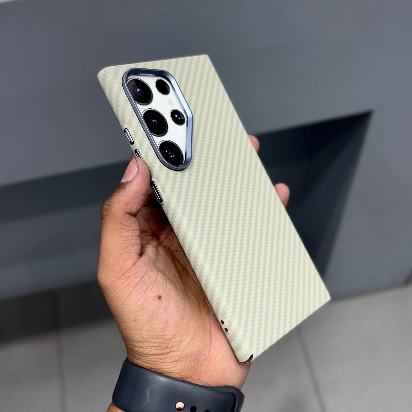 LUXO CARBON CASE SAMSUNG - LIGHT BROWN ( No. 2524 )