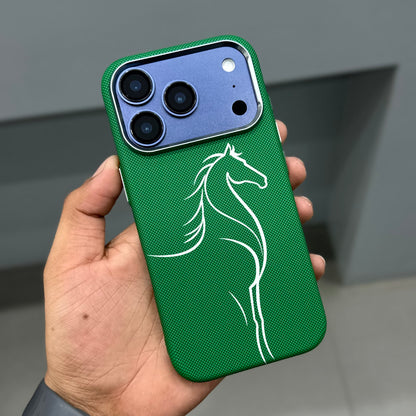 LUXO HORSE P MAGSAFE CASE - GREEN ( No. 3542 )