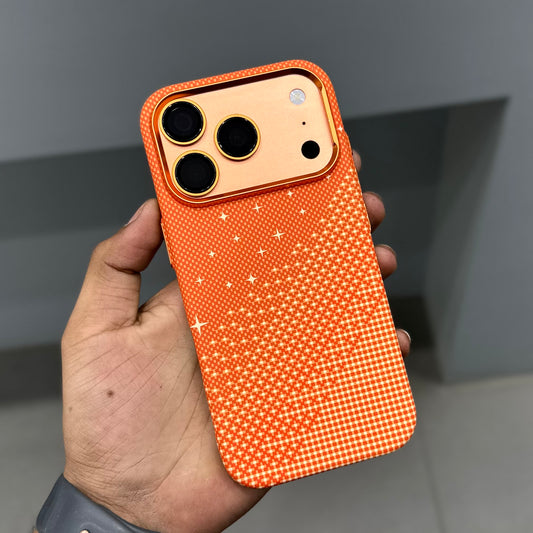 LUXO MAGSAFE CASE - ORANGE MOUNTAIN TEXTURE ( No. 3587 )