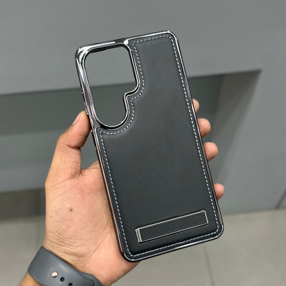 ICON LUXURY LEATHER STAND CASE SAMSUNG - BLACK ( No. 3057 )