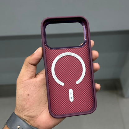 LUXO 2.0 SIDE SOFT MAGSAFE CASE - BURGUNDY MOUNTAIN ( No. 4151 )