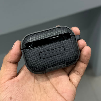 SANORK AIRPODS CASE WITH STAND - GREY ( No. 3447 )