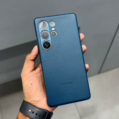 SAM VEGAN LEATHER CASE SAMSUNG - BLUE ( No. 2463 )