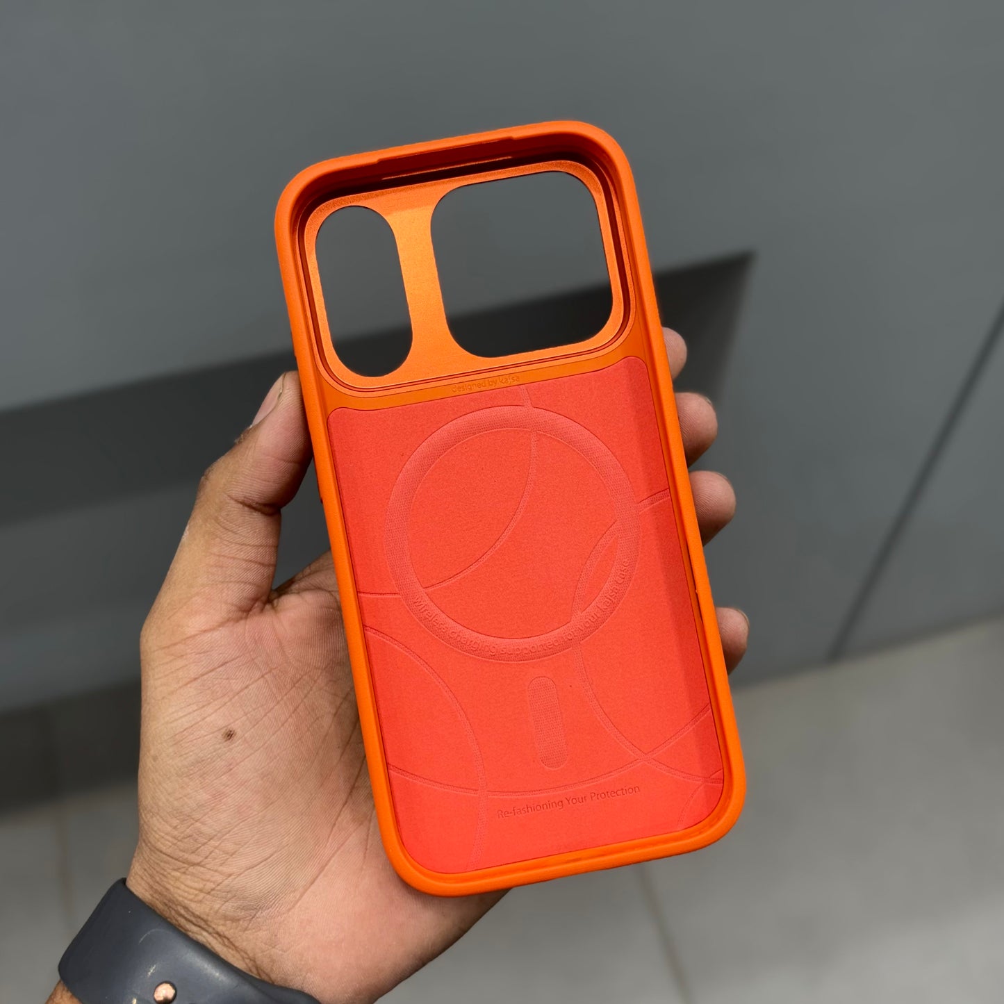 KAJSA FEAT UREASTIC MAGSAFE CASE - ORANGE 2.0 ( No. 2413 )