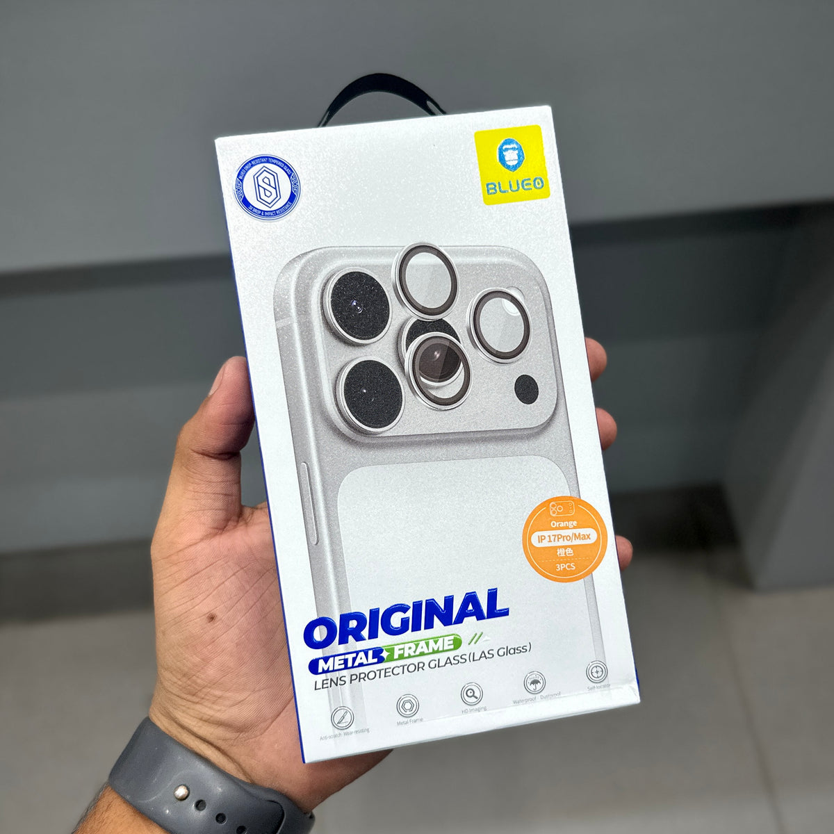 BLUEO LAS METAL FRAME CAMERA RINGS - 17 PRO MAX - 17 PRO ( No. 4101 )