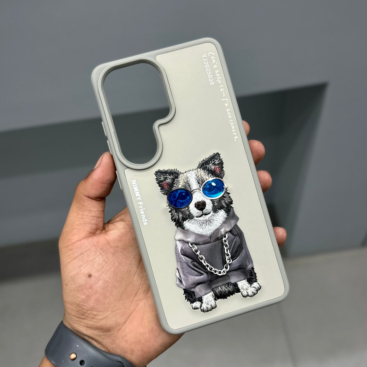 NIMMY DOG SAMSUNG CASE-GREY ( No. 3237 )