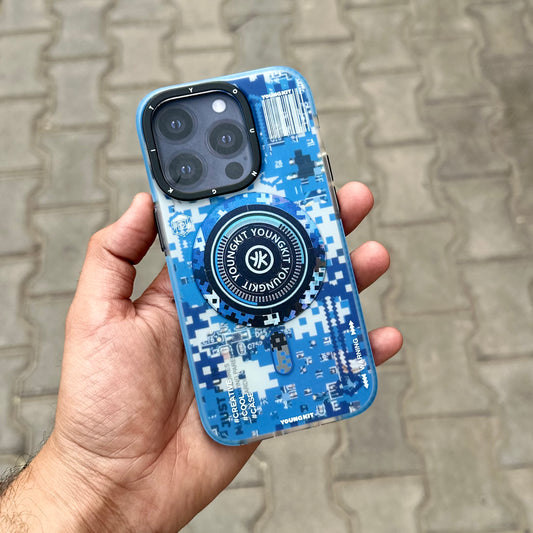 Youngkit Camoflage Circuit Case-Blue ( No. 1416 )