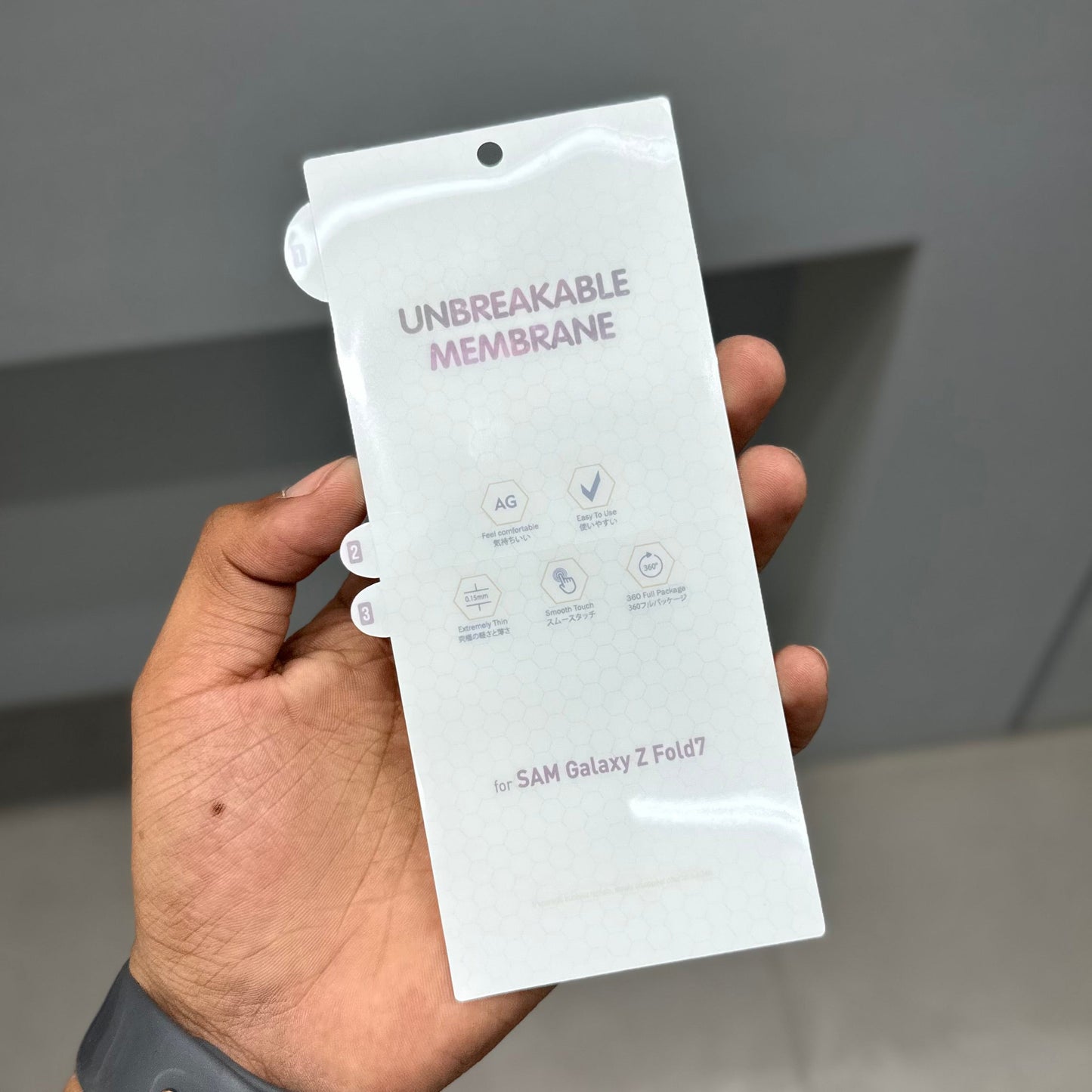 FRONT MATT MAMBRANE - SAMSUNG - FOLD - FLIP - S - SERIES ( No. 3311 )