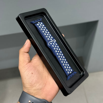 AERO FLEX SPORTS STRAP - BLUE - WHITE ( No. 3083 )