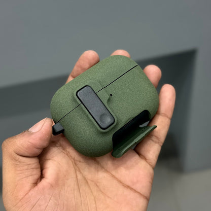 SANDLON AIRPODS CASE WITH STAND - GREEN ( No. 3451 )