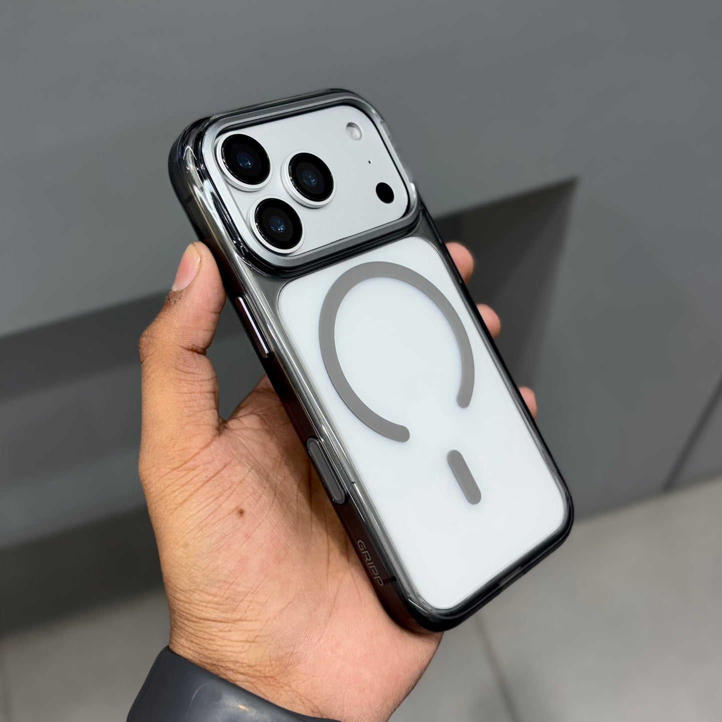 GRIPP STELLAR MAGSAFE GREY TPU ( No. 2363 )
