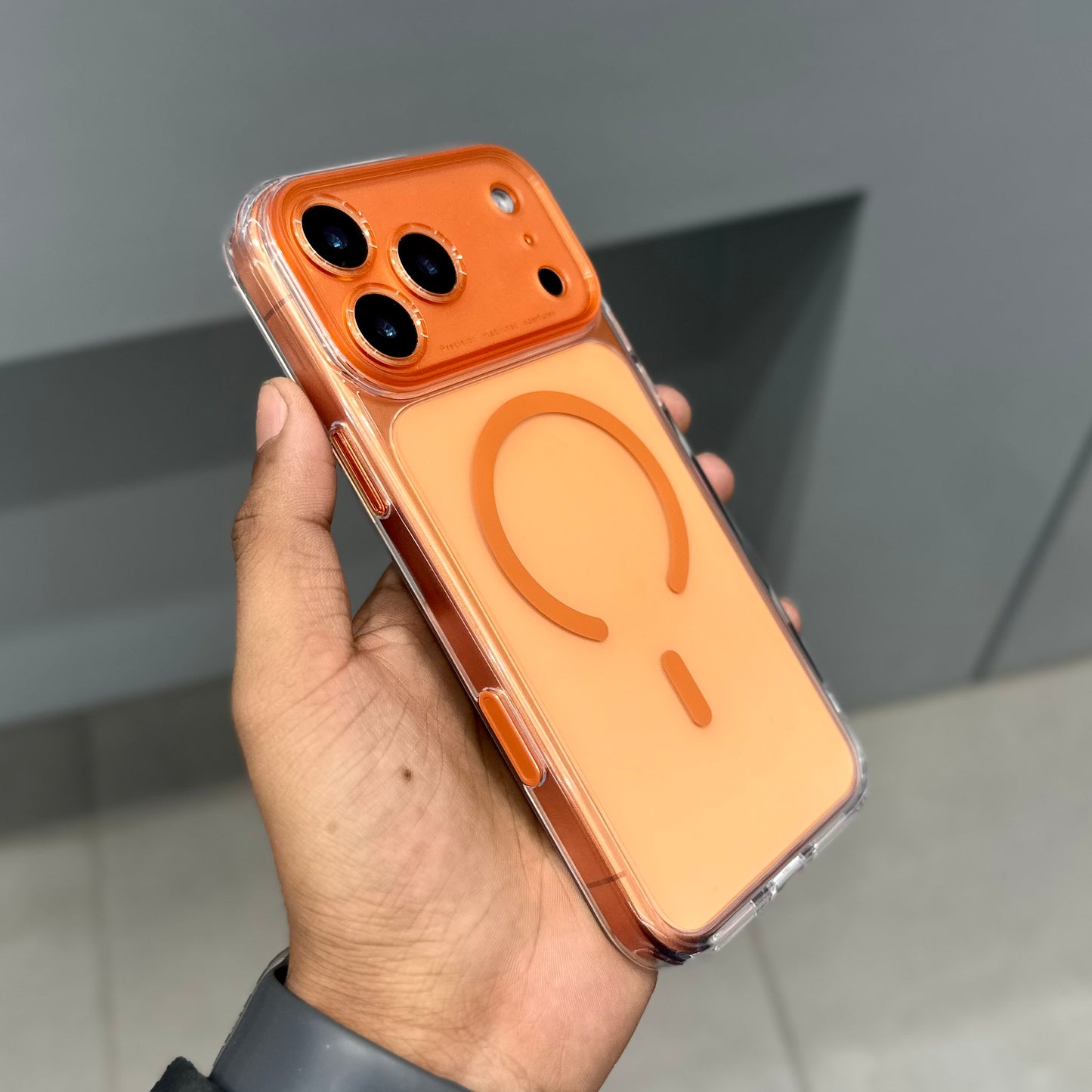 LAZY BOAT NEXT GEN MAGSAFE AND CAMERA BUTTON - ORANGE ( No. 2656 )