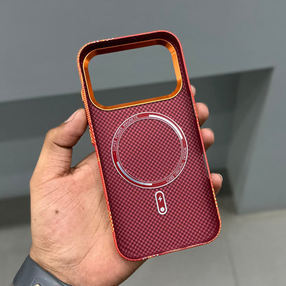 LUXO MAGSAFE CASE - ORANGE JO CHECK ( No. 3584 )