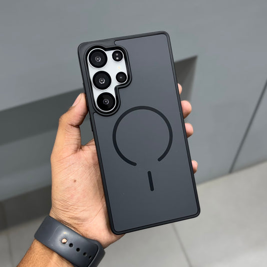 HAMURU SKIN FEELCASE MAGSAFE - SAMSUNG BLACK ( No. 2383 )