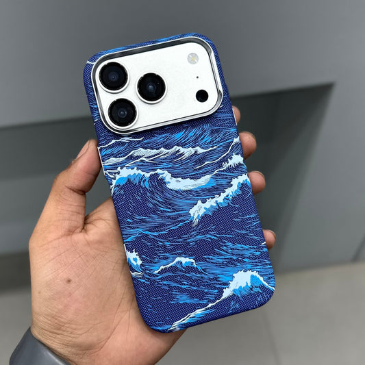 LUXO MAGSAFE SEA WAVES CASE - BLUE No. 3591 )