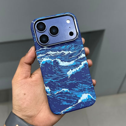 LUXO MAGSAFE SEA WAVES CASE - BLUE No. 3591 )