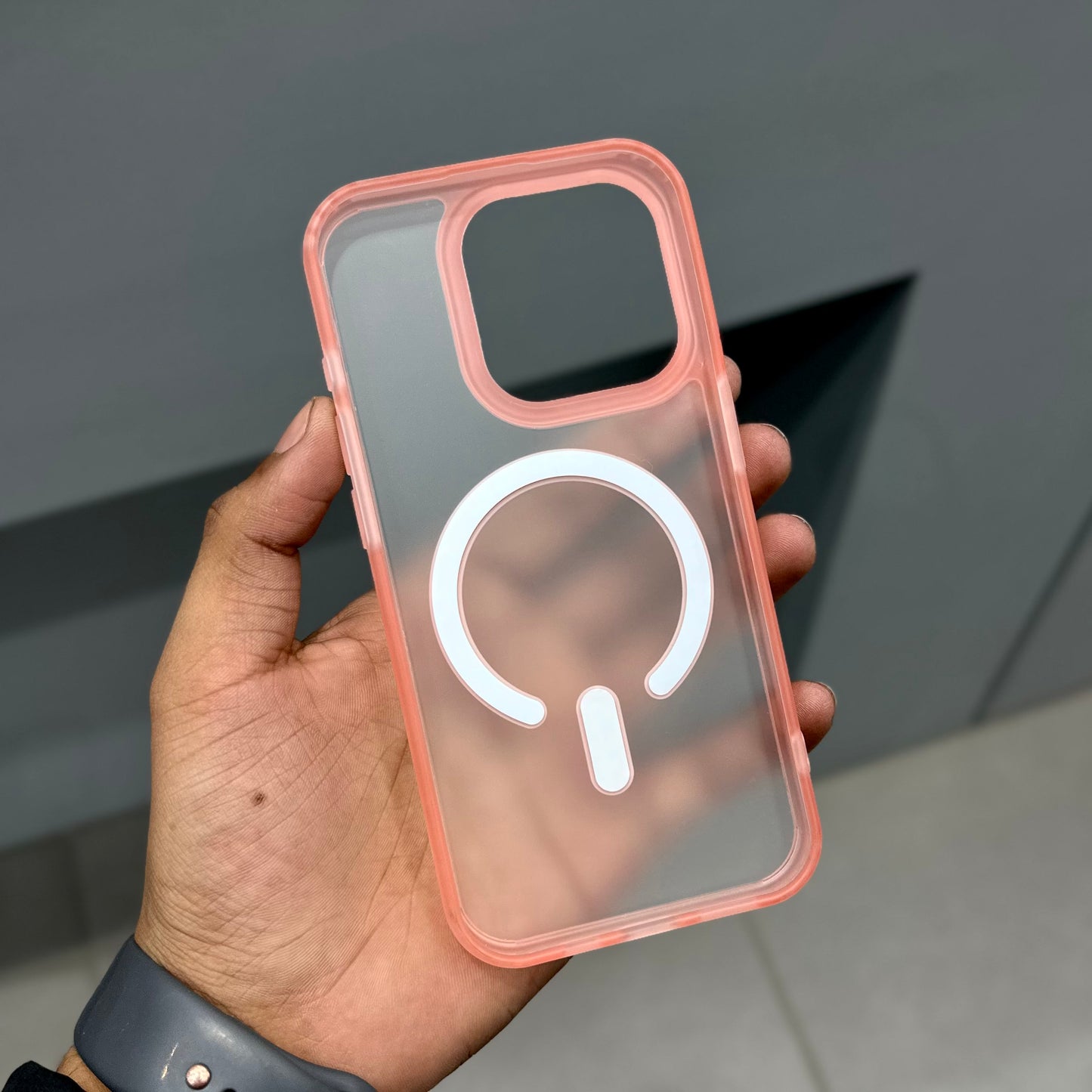 SILKLINE CASE WITH MAGSAFE TPU - PINK ( No. 2648 )