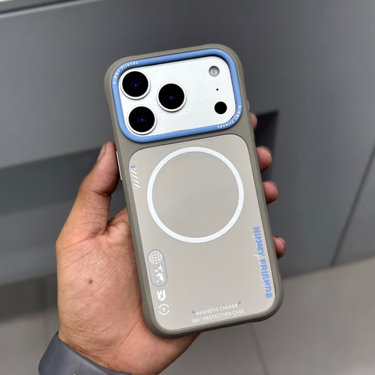 NIMMY MAGSAFE CASE- GREY BLUE ( No. 2542 )