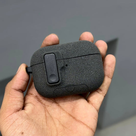 SANORK AIRPODS CASE WITH STAND - GREY ( No. 3447 )