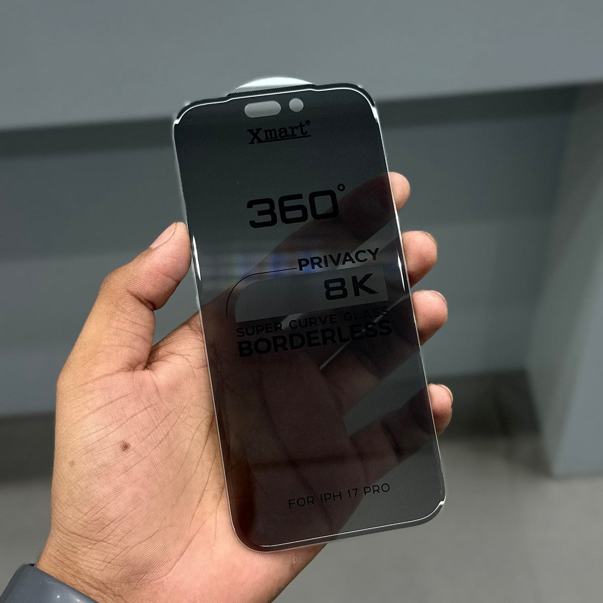 X MART 8K BORDER LESS DIAMOND 360 PRIVACY GLASS ( No. 4000 )