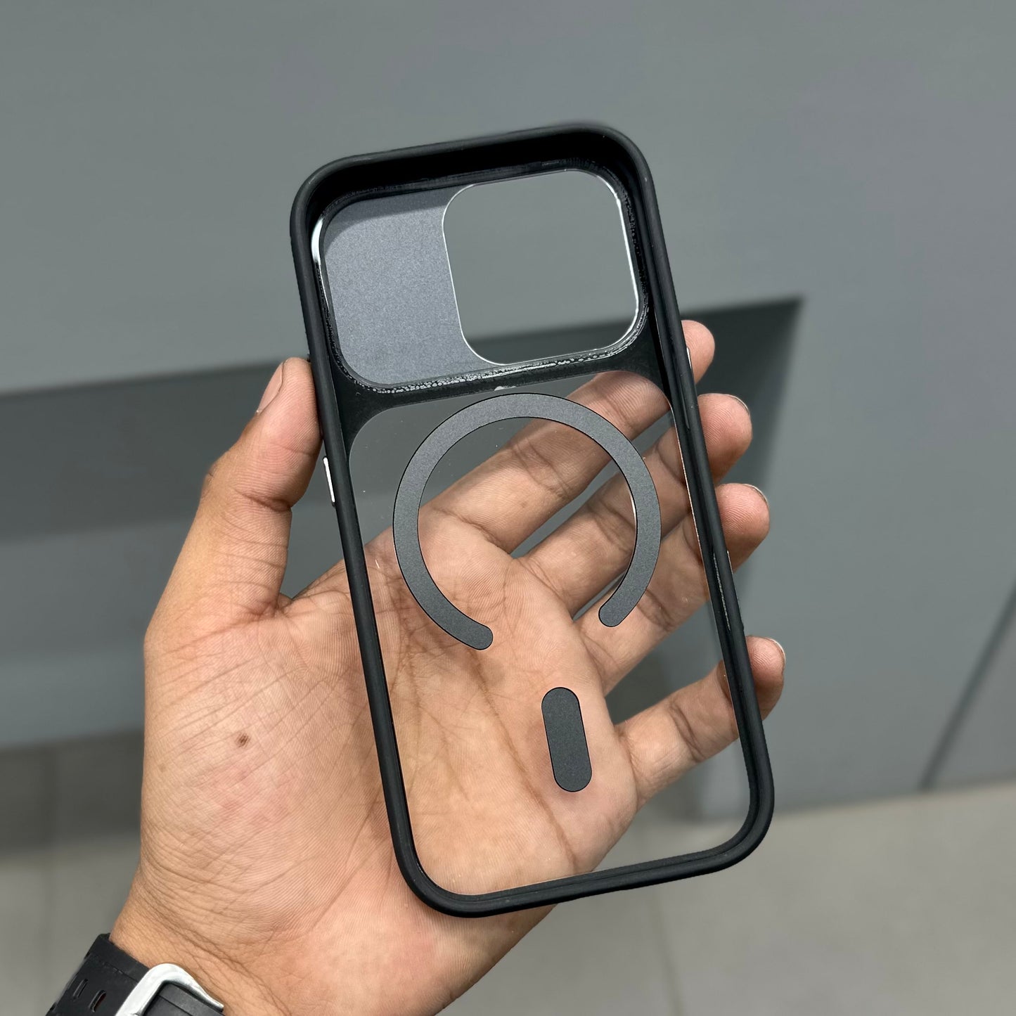 AURA METAL CAMO CASE MAGSAFE - BLACK ( No. 2808 )