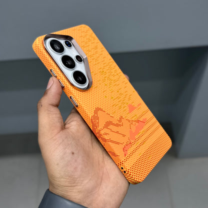LUXO CARBON CASE SAMSUNG - ORANGE STARS ( No. 3171 )