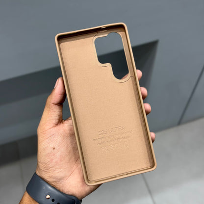 HAMURU SKIN FEELCASE MAGSAFE - SAMSUNG BROWN ( No. 2385 )