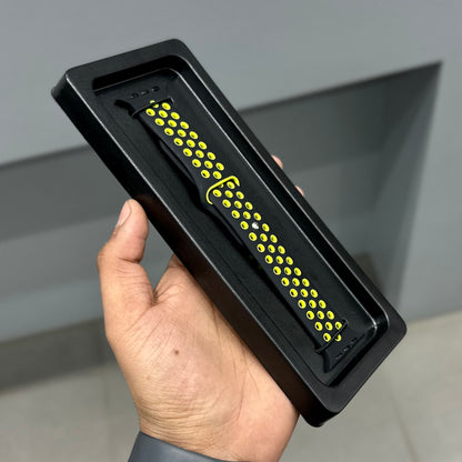 AERO FLEX SPORTS STRAP - BLACK - NEOW GREEN ( No. 3086 )