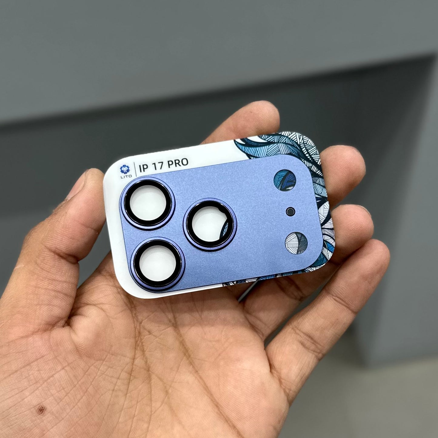 AR CAMERA LENSE WITH METAL BASE - DEEP BLUE ( No. 2984 )