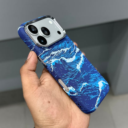 LUXO CARBON CASE- BLUE WAVES ( No. 3162 )