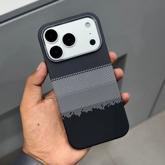 Knit Black wave with magsafe case ( No. 2192)