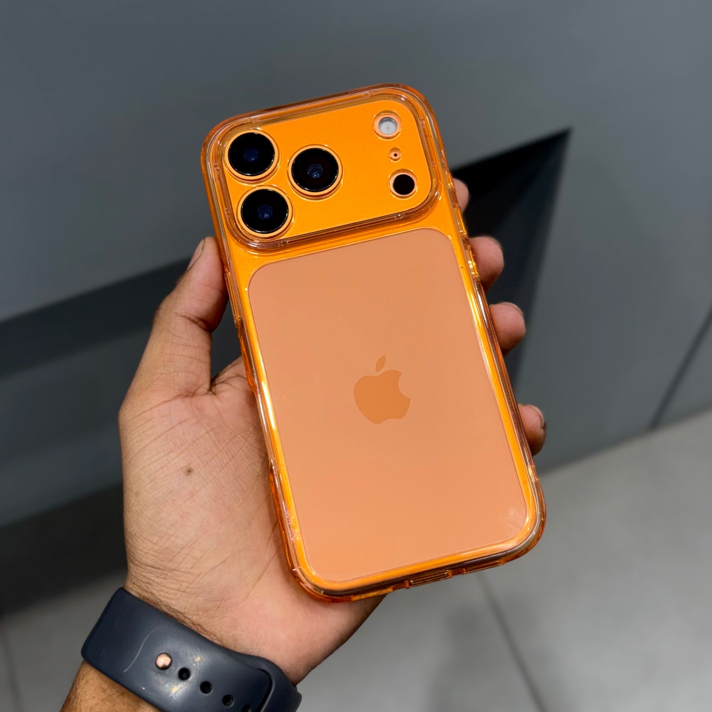 NYJOY CLEAR CASE TNT - ORANGE ( No. 2415 )