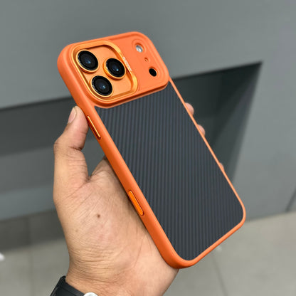 NY JOY CARBON CASE WITH MAGSAFE - ORANGE ( No. 2826 )