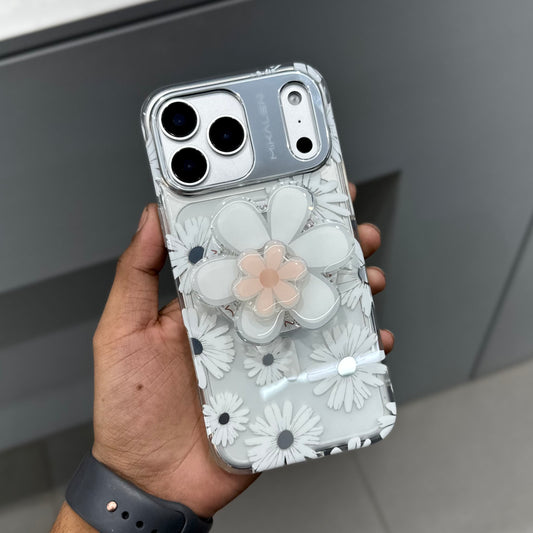 MIKALEN FLOWER CASE WITH ACC - WHITE 2.0 ( No. 2586 )