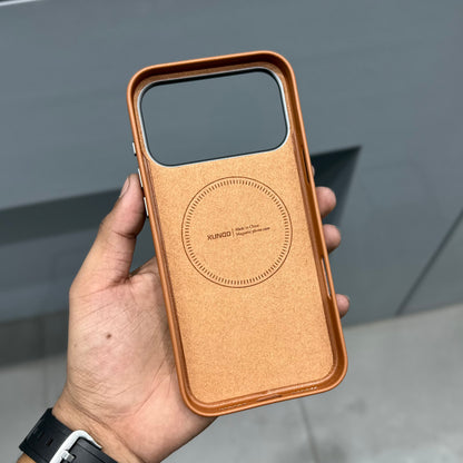 XUNDO VEGAN LEATHER CASE MAGSAFE - BROWN ( No. 2875 )