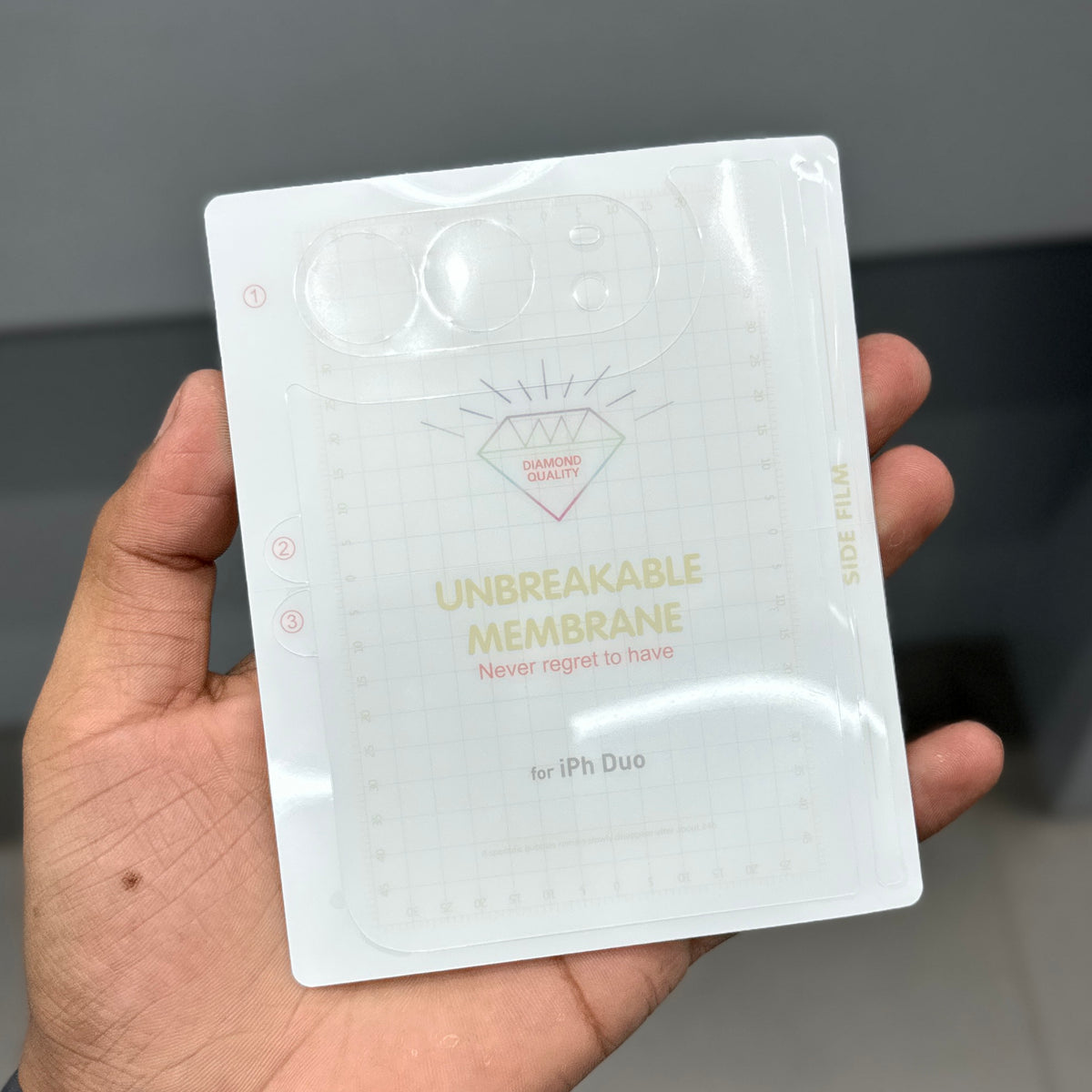 GLOSSY BACK MEMBRANE - IPHONE DUO ( No. 4188 )