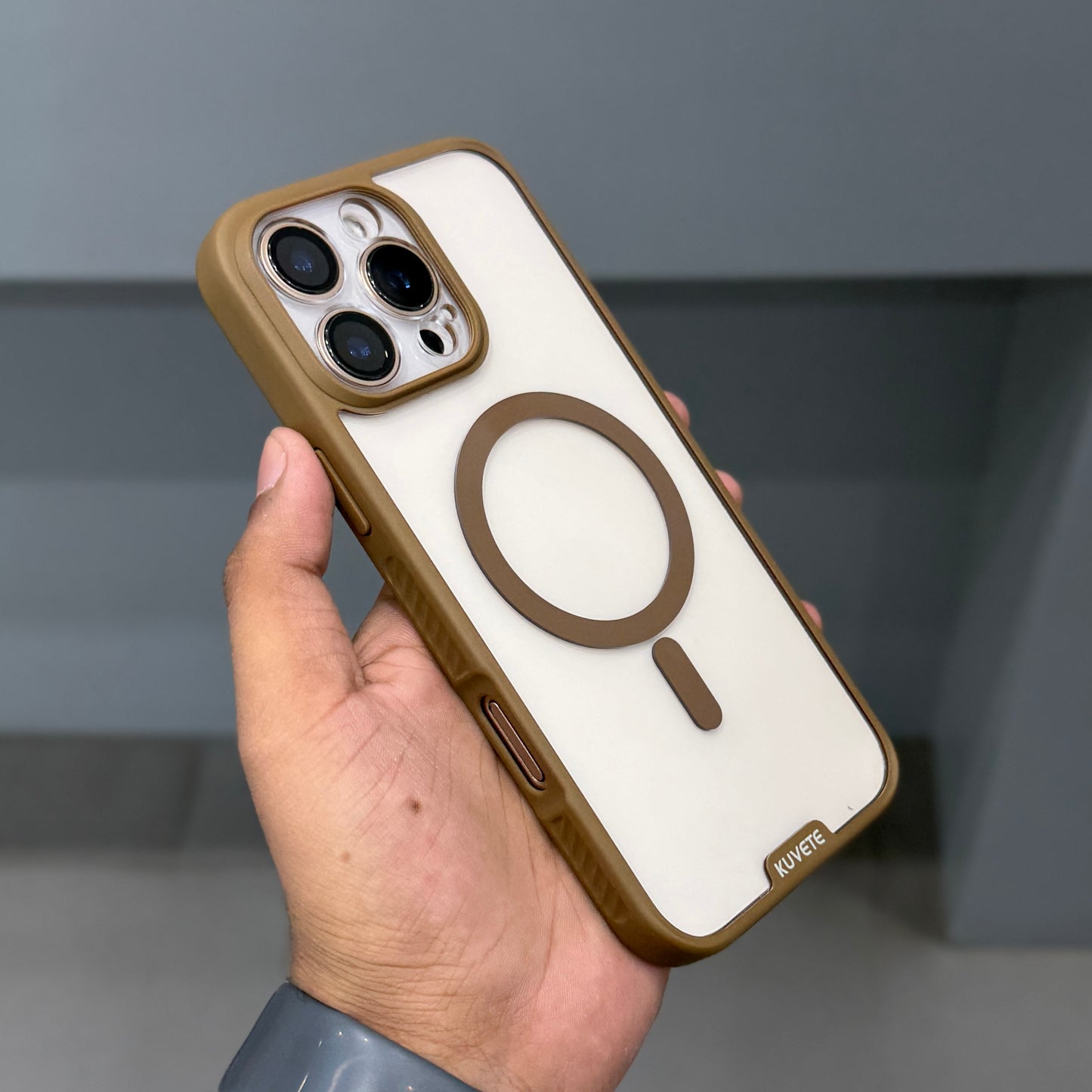 KUVETE CAMO GUARD MAGSAFE - BROWN ( No. 3360 )