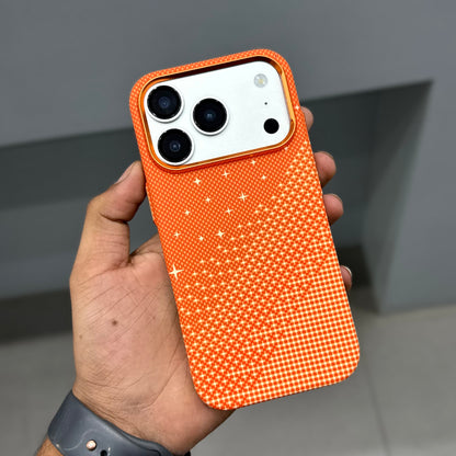 LUXO MAGSAFE CASE - ORANGE MOUNTAIN TEXTURE ( No. 3587 )