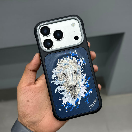 NIMMY DAZZLING SERIES MAGSAFE-BLUE HORSE ( No. 3354 )