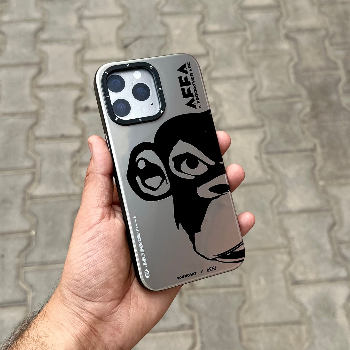 Youngkit Apes Case-Silver ( No. 1414 )