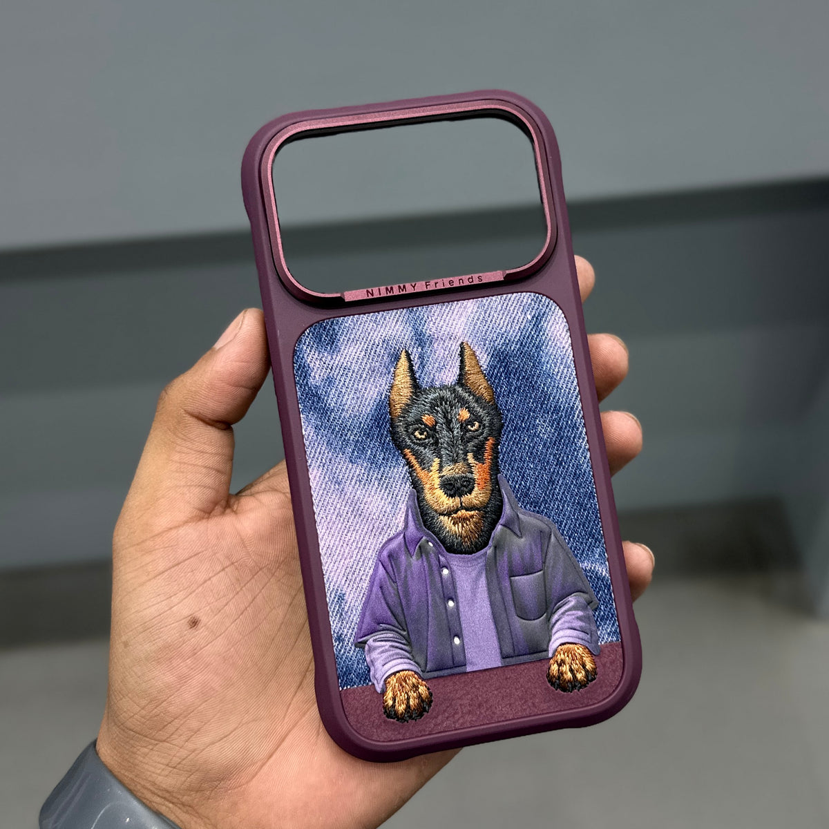 NIMMY DOG CASE - BURGUNDY ( No. 4020 )