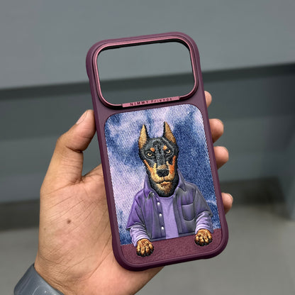NIMMY DOG CASE - BURGUNDY ( No. 4020 )