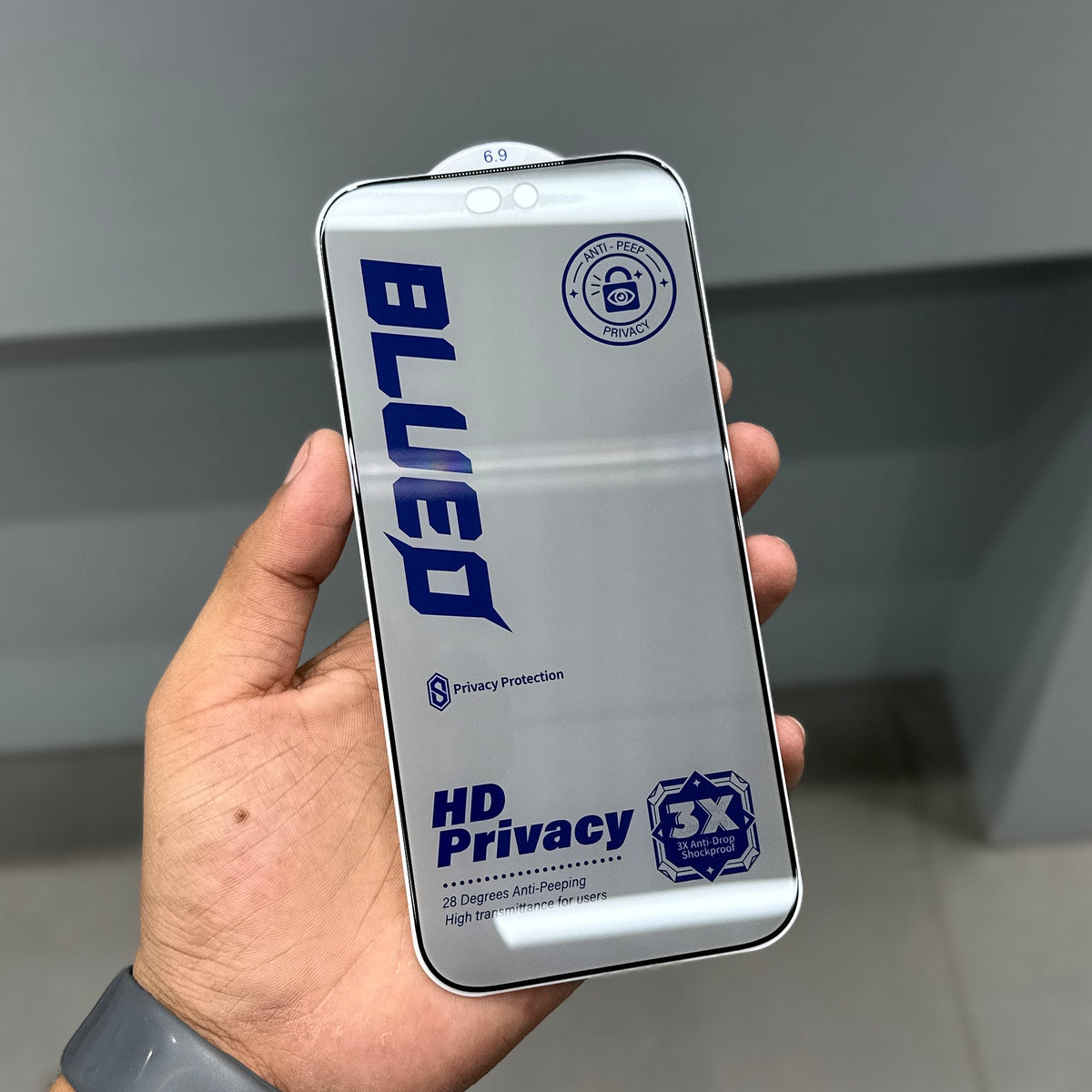 BLUEO HD PRIVACY GLASS BIG PACKING ( No. 3699 )
